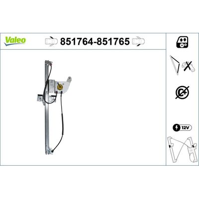 Cam Krikosu Ön Sol VALEO 851764