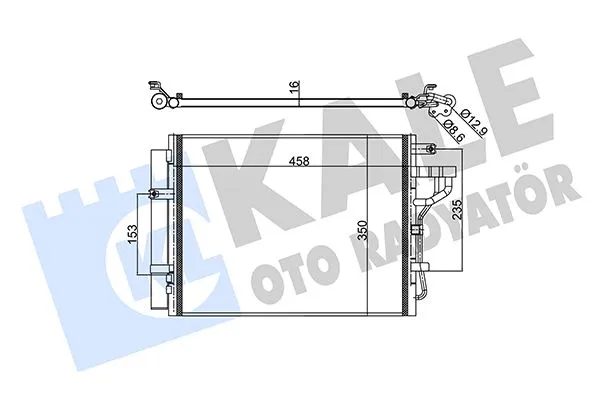 Klima Radyatörü  KALE 343120