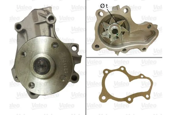 Devirdaim Su Pompası  Mitsubishi Lancer 4 Kapı/ Station W. (CS0A/W)(2003->)  VALEO 506900