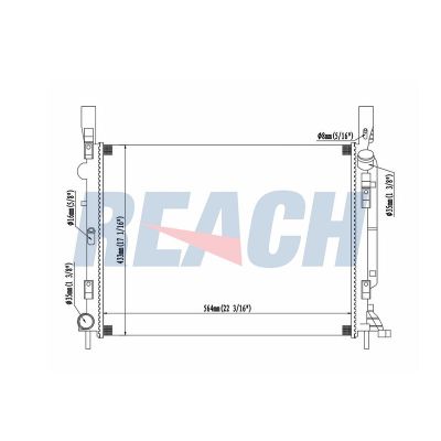 Su Radyatörü  RENAULT ORJINAL 214107347R