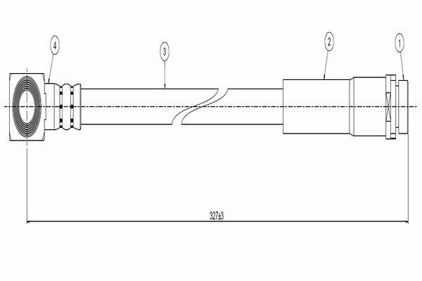Fren Hortumu Arka Sağ veya Sol Ford Mondeo S.Wagon (GD)(1997->)  CAVO C800 683A