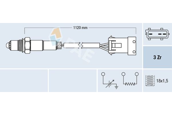 Oksijen (Lambda) Sensörü  FAE 77307