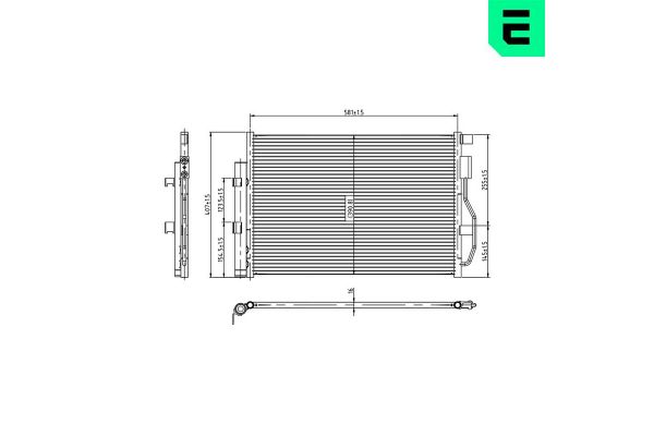 Klima Radyatörü  Chevrolet Aveo HB (2011->)  ERA 667480