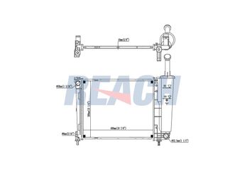 Su Radyatörü  ORİS MFI574024  51839665 51934680