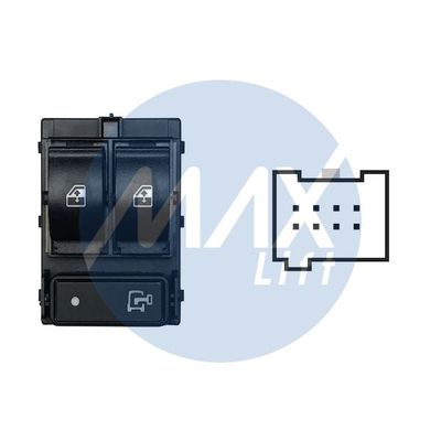 Cam Açma Düğmesi Ön Sol BRUCKE 735536943