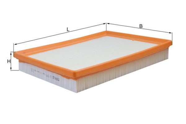 Hava Filtresi  Opel Corsa C (2003->)  MAHLE LX 999