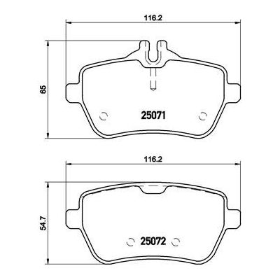 Fren Disk Balata Arka BREMBO P 50 103
