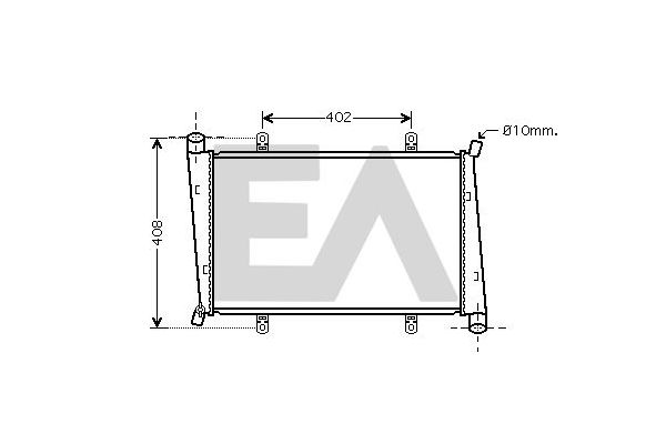 Su Radyatörü  Volvo V40 S.Wagon [Combi] (09.1995->)  ORİS BHY140026