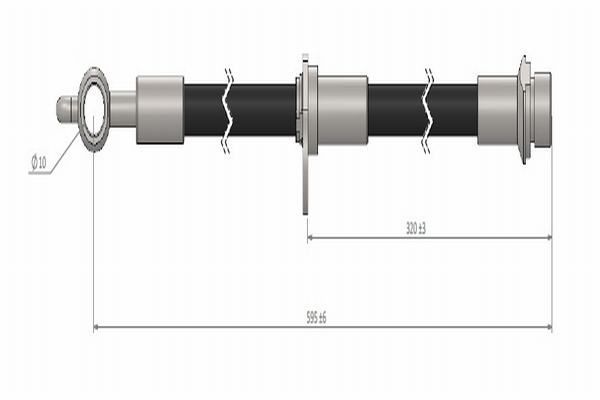 Fren Hortumu Ön Sağ Toyota Corolla Combi SW (E12)(2002->)  CAVO C900 962A