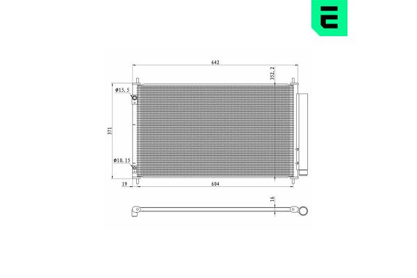 Klima Radyatörü  Toyota Yaris (XP13)(2017->)  ERA 667399