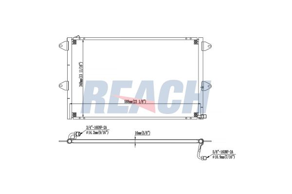 Klima Radyatörü  BEHR AC 171 000P