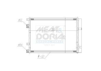 Klima Radyatörü  MADE IN KOREA 976061R300  976061R300 976061V300
