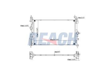 Su Radyatörü  MAHER 14676  13486481 1300368 1300377 13440204