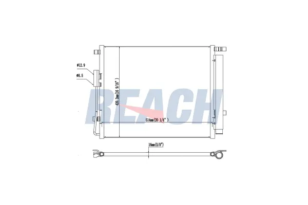 Klima Radyatörü  Hyundai Santa Fe (DM)(2012->)  VALEO 814459