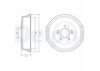 Kampana Arka Sağ veya Sol DELPHI BF599  5832926000