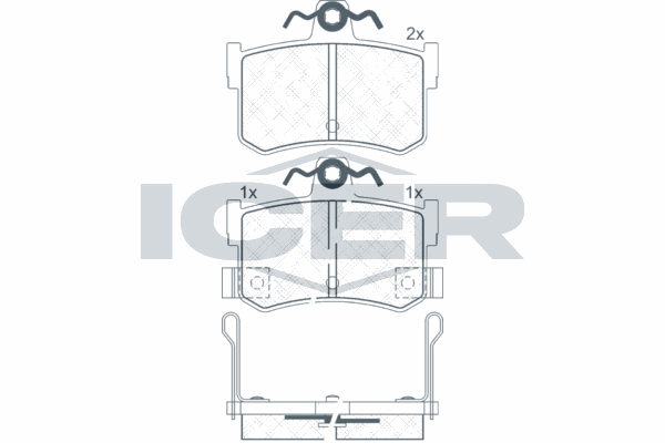 Fren Disk Balata Arka MG Rover MGF (RD)(1995->2002)  OTOZONE FDA9048-R