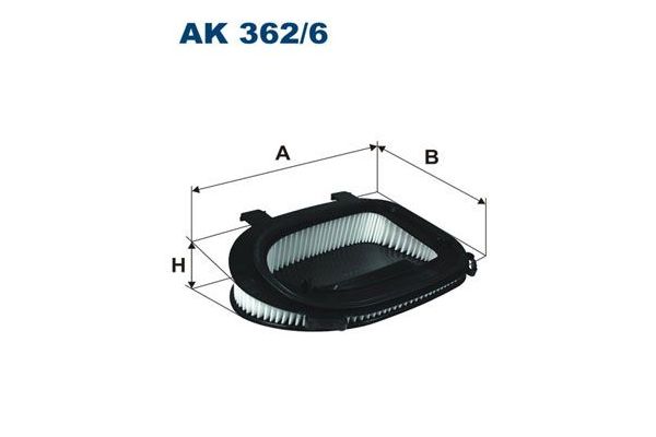 Hava Filtresi  BMW X5 Serisi (E70)(07.2007->)  FILTRON AK 362/6