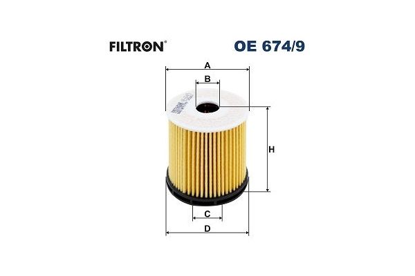 Yağ Filtresi  Hyundai Santa Fe (TM)(10.2020->)  FILTRON OE 674/9