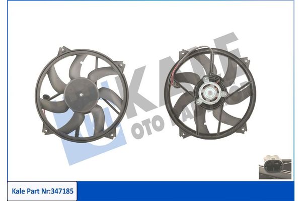 Radyatör Fan ve Motoru  PSA ORJINAL 1253K4