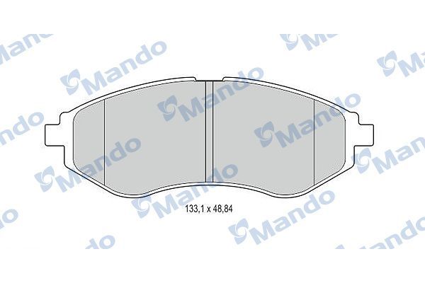 Fren Disk Balata Ön Chevrolet Aveo Sedan (2006->)  MANDO MBF015186