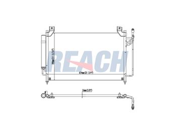 Klima Radyatörü  NRF 35881  EGY16148ZB EGY16148ZC EH4461480 EH4461480A EHY46148Z EGY1-61-48ZB EGY1-61-48ZC EH44-61-480