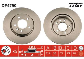 Fren Disk Ayna Ön Sağ ve Sol OTOZONE BD9121  SDB000602 4H221027AA 6H221027AA SBD000604 SDB000603 SDB000604 SDB500120