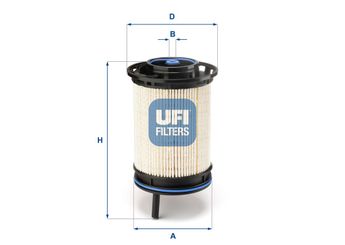 Yakıt Filtresi  UFI 26.130.00  9A712743408 4M0127434E 4M0127434H