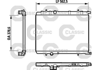 Su Radyatörü  VALEO 232892  51864284 55700447