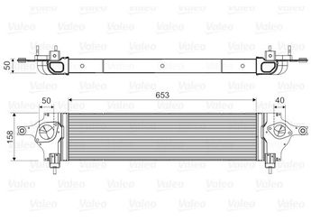 Turbo Radyatörü  VALEO 818589  14461 14461BB30A 14461-BB30A 14461JD50A 14461-JD50A 14461JD50B 14461-JD50B