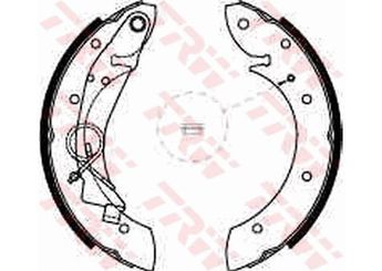 Fren Pabuçlu Balata Arka MGA 54129/1  4241L6 4241J8 4241 J8 4241K7 4241 K7 4241K8 4241 K8 4241 L6 4241H6 4241 H6 PC351625