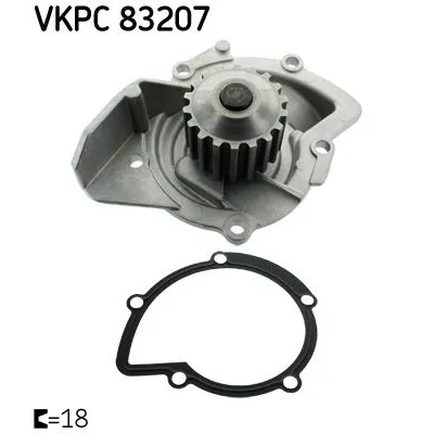 Devirdaim Su Pompası  Ford Focus S.Wagon (CB8)(2010->)  SKF VKPC 83207