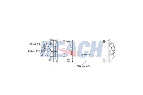 Kalorifer Radyatörü  KRAFTVOLL 08050011