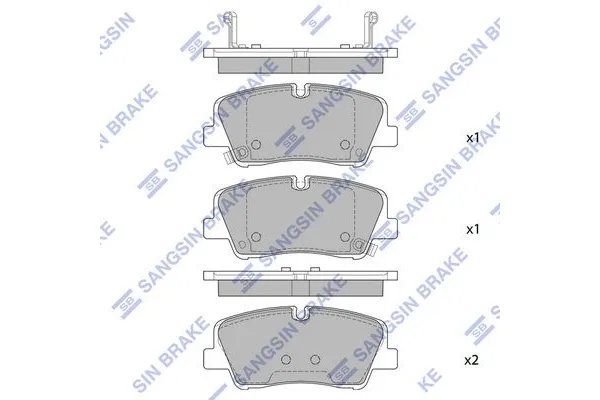 Fren Disk Balata Arka SANGSIN SP4038