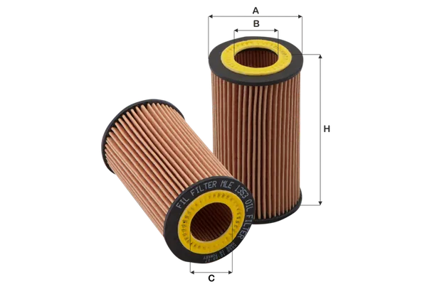 Yağ Filtresi  Mercedes Sprinter II Kombi (01.2006->)  FIL FILTRE MLE 1353