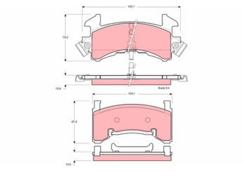 Fren Disk Balata Ön SANGSIN SP1279  18047809 12300227 18026296 1155444 12300228 01155444 12300221 12300242 12321439 12510019 18009815