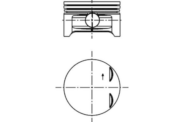 Piston (73.00MM-STD)  GOETZE 87-71668-STD