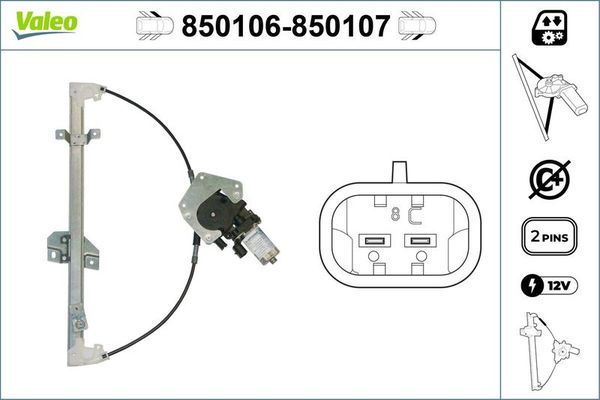 Cam Krikosu Ön Sol VALEO 850106