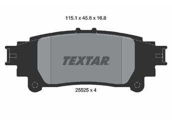 Fren Disk Balata Arka TEXTAR 2552501  43022S9AE52 43022-S9A-E52 446630280 0446630280 44663028079 044663028079 446630281 0446630281 44663028179 044663028179 446630282 0446630282 44663028279 044663028279 446630290 0446630290 446630310 0446630310 44663031079 044663031079 446630311 0446630311 44663031179 044663031179 446630312 0446630312 44663031279 044663031279 446653020 0446653020 446630330 0446630330