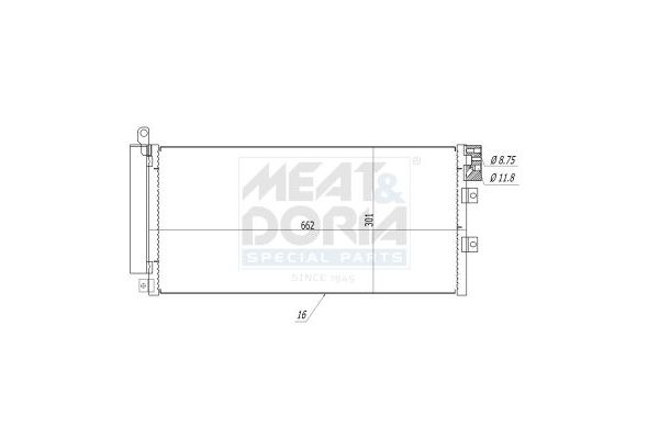 Klima Radyatörü  VEKA 43-1811