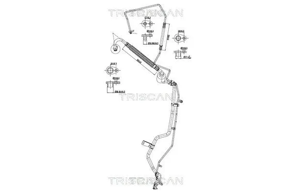 Klima Hortumu  PSA ORJINAL 9800975380