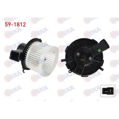 Kalorifer Motoru  Ford Ka (CCU)(2008->)  VEKA 59-1812