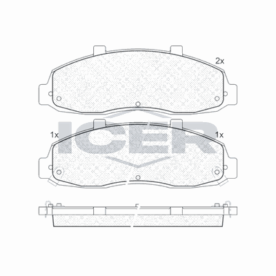 Fren Disk Balata Ön OTOZONE FDO3066-R