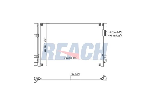 Klima Radyatörü  Hyundai i20 (PB)(05.2012->)  KRAFTVOLL 08060054