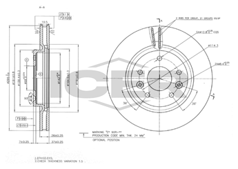 Fren Disk Ayna Ön Sağ ve Sol RENAULT ORJINAL 402065HA0A  402065HA0A 402064BA0A 402064EA0A 402064EA0B 402066624R