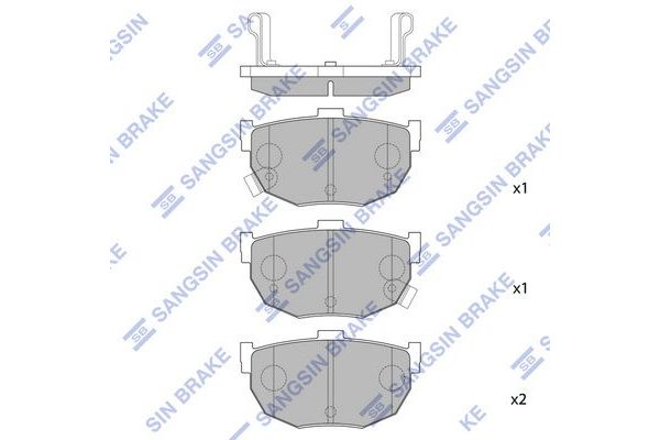 Fren Disk Balata Arka Nissan Maxima (J30)(12.1988->)  SANGSIN SP1062