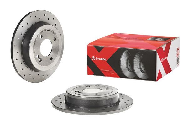 Fren Disk Ayna Arka Sağ ve Sol Hyundai i20 (BC3)(08.2020->)  BREMBO 08.C172.1X