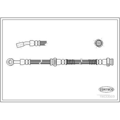 Fren Hortumu Ön Sol Hyundai Trajet (FO)(2000->)  SVAC 80-0152