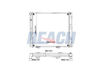 Su Radyatörü  RADISEN RR 62697  1245000903 1245002103 1245009503
