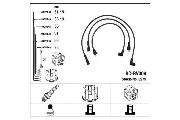 Buji Kablosu  NGK 8279
