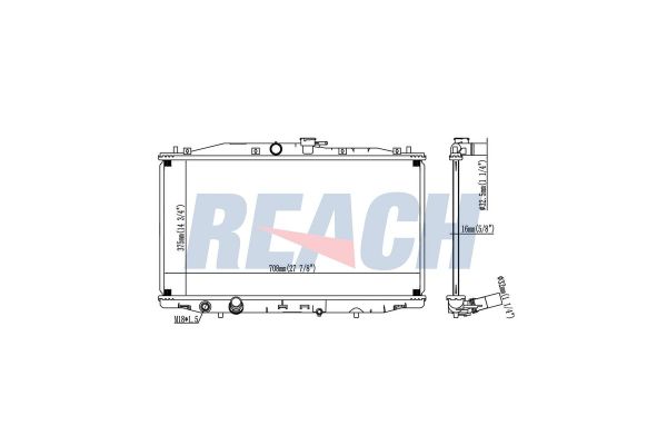 Su Radyatörü  Honda Accord (CL/CN)(01.2003->)  ORİS BHN105016